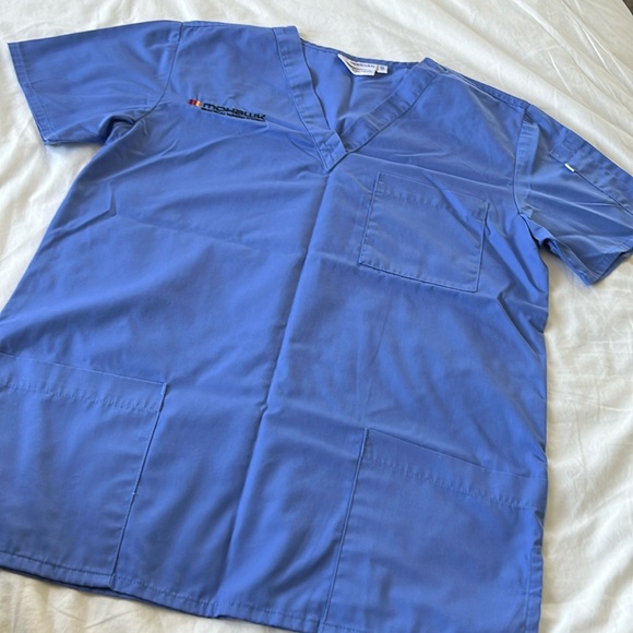 Meridian scrub top with logo - Picture 1 of 2